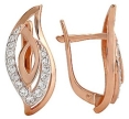 Серьги с фианитом 02-1042-23 2010 г инфо 1757w.