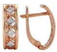 Серьги с фианитом 30046600-3 2010 г инфо 1795w.