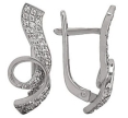 Серьги с фианитом 02-1442-32 2010 г инфо 1798w.