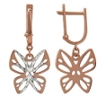 Серьги с фианитом 21260 2010 г инфо 1815w.