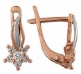 Серьги с фианитом 30055100-12 2009 г инфо 1837w.