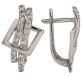 Серьги с фианитом Б30077000-48 2010 г инфо 1867w.