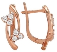 Серьги с фианитом 02-1836-03 2010 г инфо 1870w.