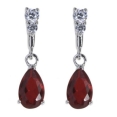 Серьги, серебро 925, циркон 005 01 21-03301 2010 г инфо 11507z.
