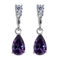 Серьги, серебро 925, циркон 005 01 21-03297 2010 г инфо 11537z.